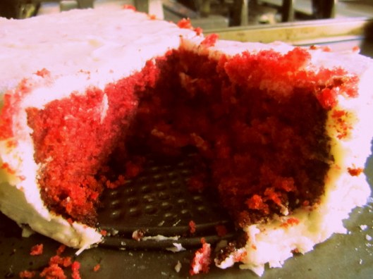 this cake was demolished! :D